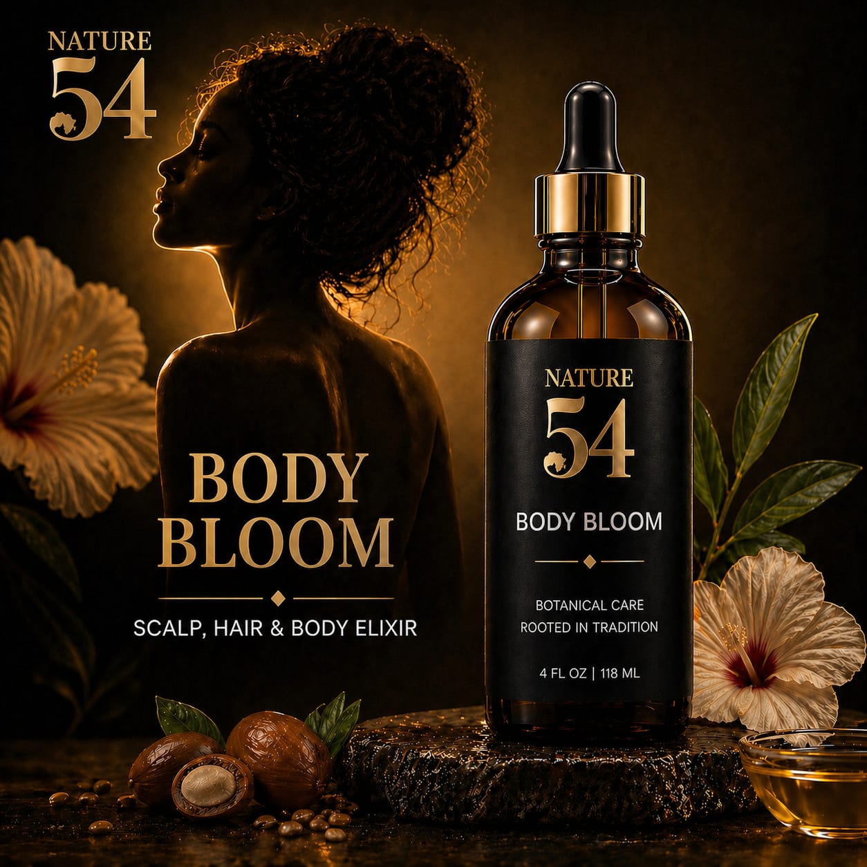 Body Bloom Elixir — Scalp, Hair & Body Oil, 4 oz